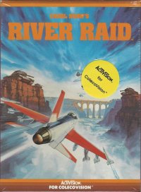 River Raid Colecovision  box art